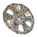 Merovingische broche Limons, 6e-7e eeuw, verzilverd brons