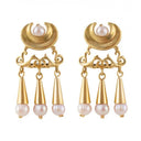 Roman earrings Lucilla, pearls