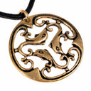 Roman dolphin pendant, 2nd-3rd century, bronze