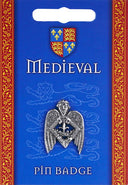Pelgrimsinsigne gevleugeld hart, tin
