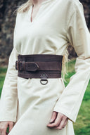 Viking belt Sigrid, dark brown