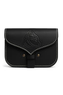 Celtic bag triquetra, black
