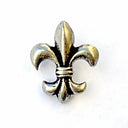 Decorative nail lily, late medieval, silver plated brass