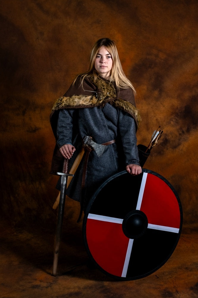 Vrouwelijke Viking krijger Nordre Kjølen