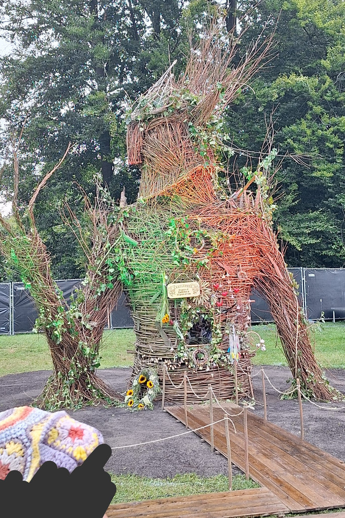 Wicker man at Castlefest