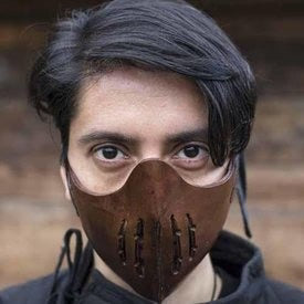Leather masks and helmets for LARP