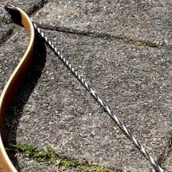Houten recurve boog