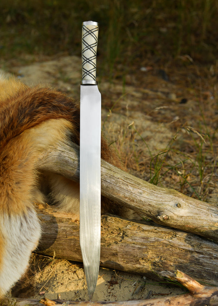 Deepeeka Viking seax met schede, semi-scherp