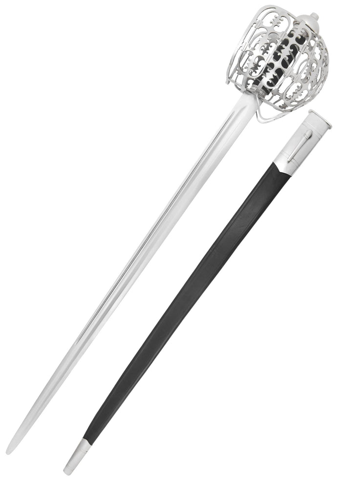 Deepeeka Eglinton 'Pinch of Snuff' Scottish Highland Officer's Broadsword, 18e eeuw, semi-scherp