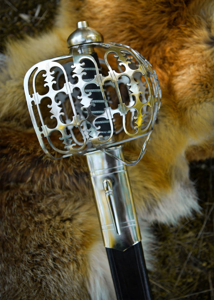 Deepeeka Eglinton 'Pinch of Snuff' Scottish Highland Officer's Broadsword, 18e eeuw, semi-scherp