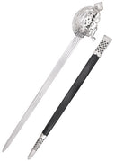 Deepeeka Schots basket-hilted broadsword, Stirling stijl, 18e eeuw, semi-scherp