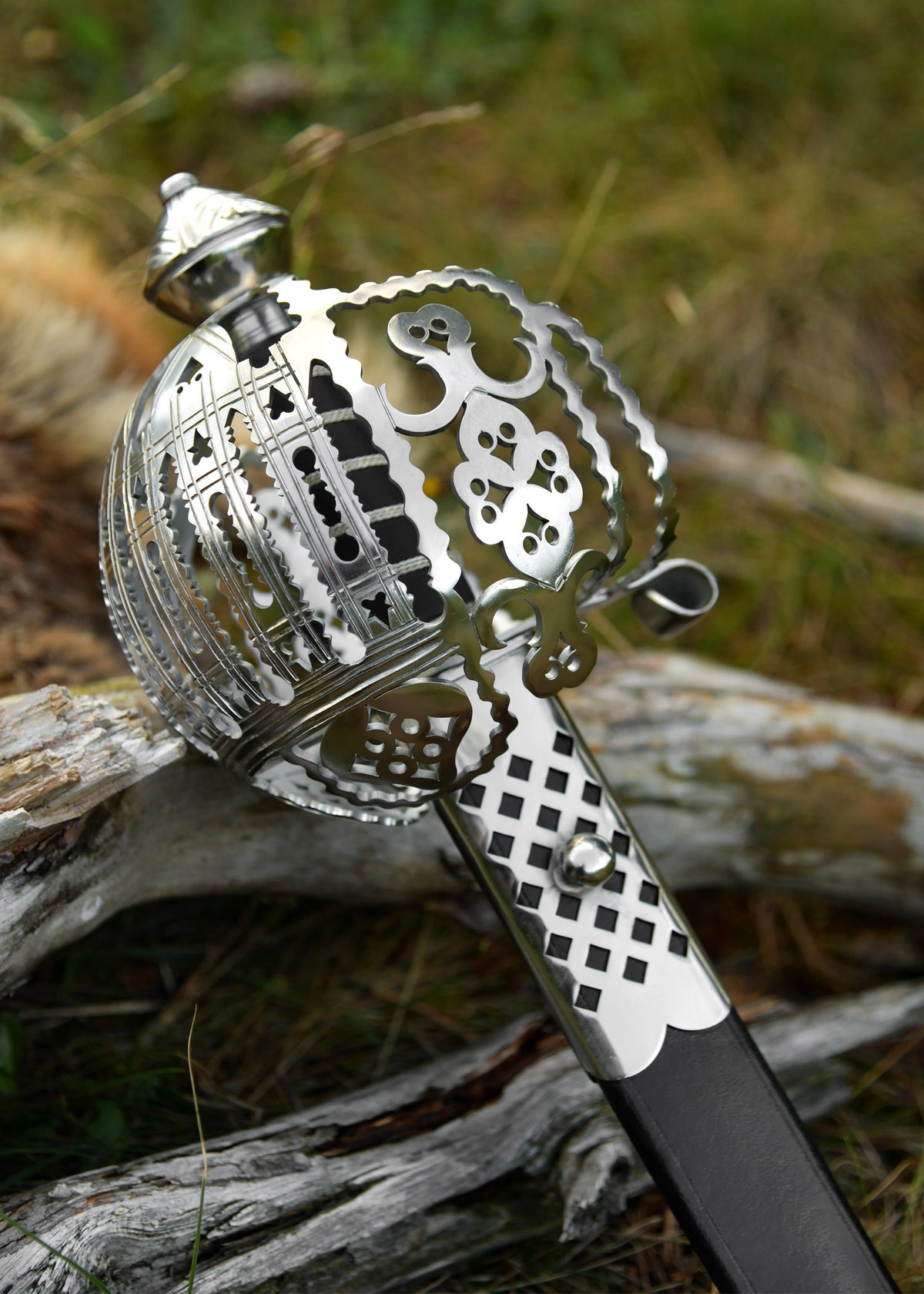 Deepeeka Schots basket-hilted broadsword, Stirling stijl, 18e eeuw, semi-scherp