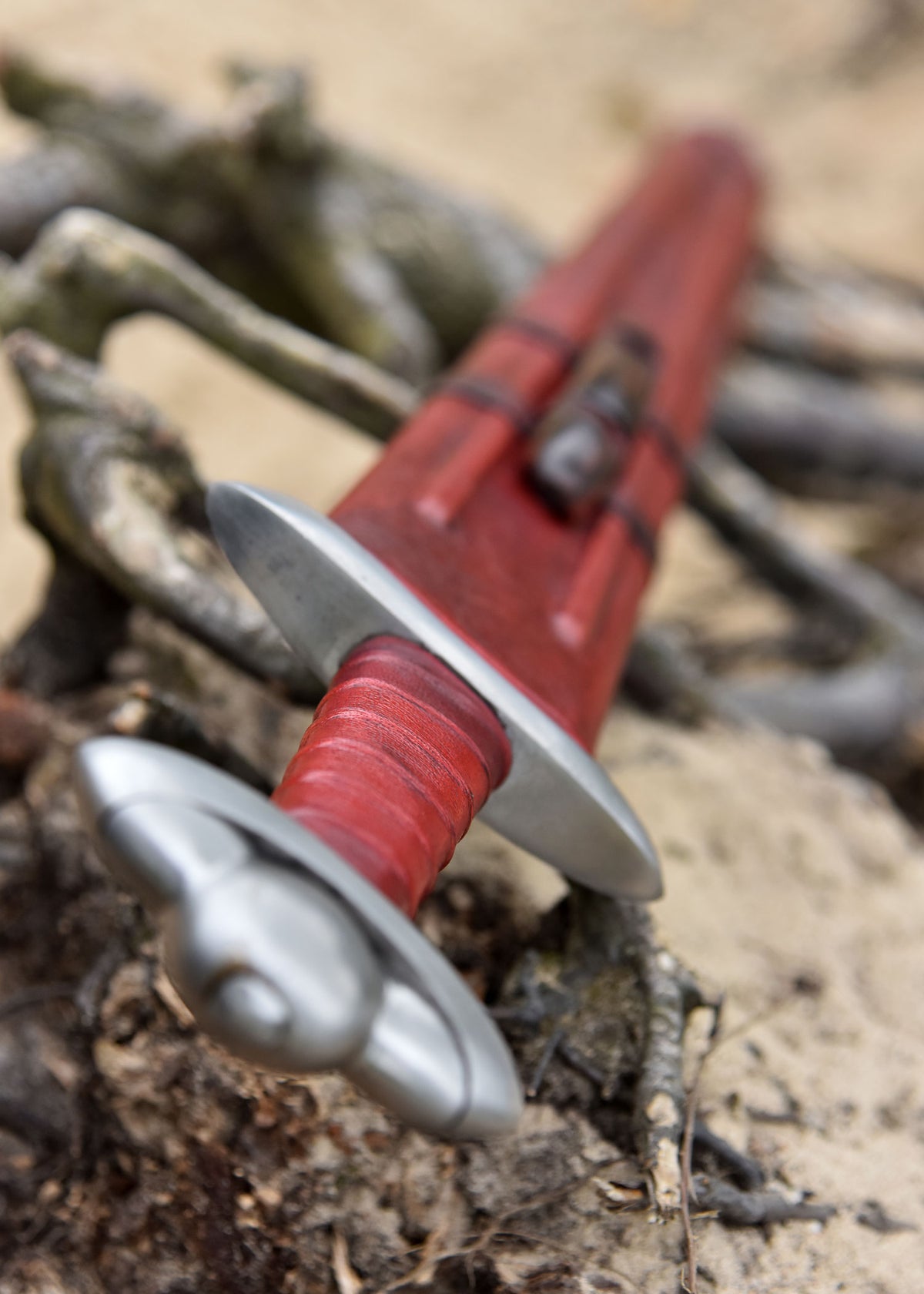 Deepeeka Brits Vikingzwaard met schede, Petersen type L, 10e eeuw, semi-scherp