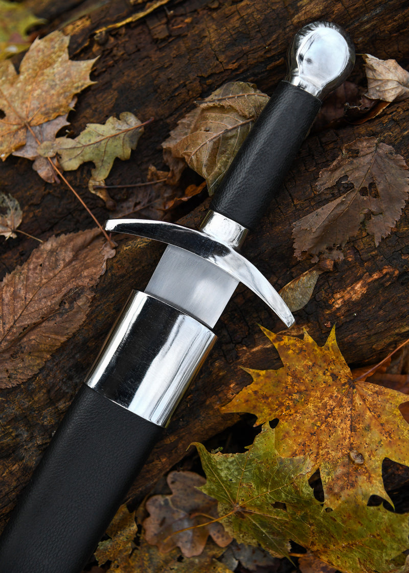 Mittelalterlicher Quillon Dolch, halbscharf