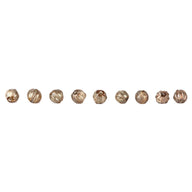 Viking glass bead Birka, silver foil, 5 pieces