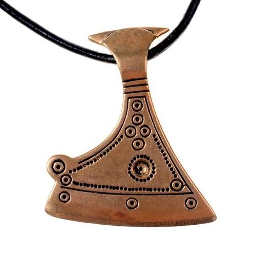 Perun axe-amulet Bergen, 11th century, bronze