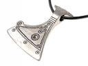 Perun axe-amulet Bergen, 11th century, silvered bronze