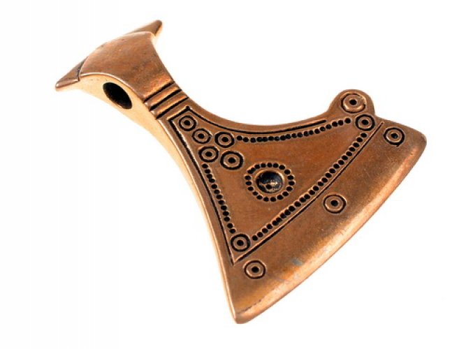 Perun axe-amulet Bergen, 11th century, bronze