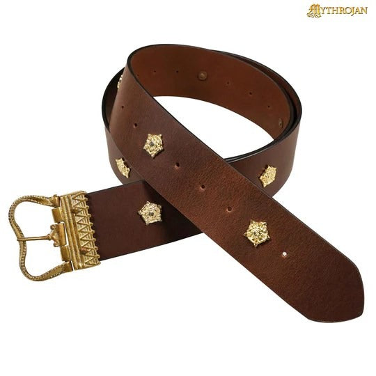 15th century Burgundian learning belt, brown