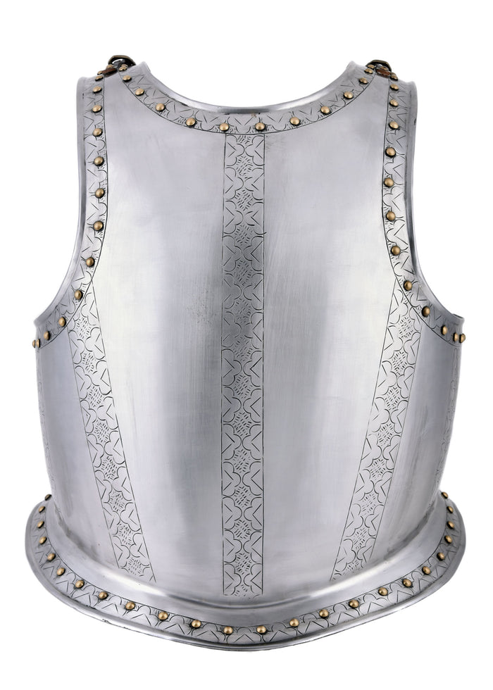 Middeleeuwse borstplaat Isidore met graveringen, 1.2 mm
