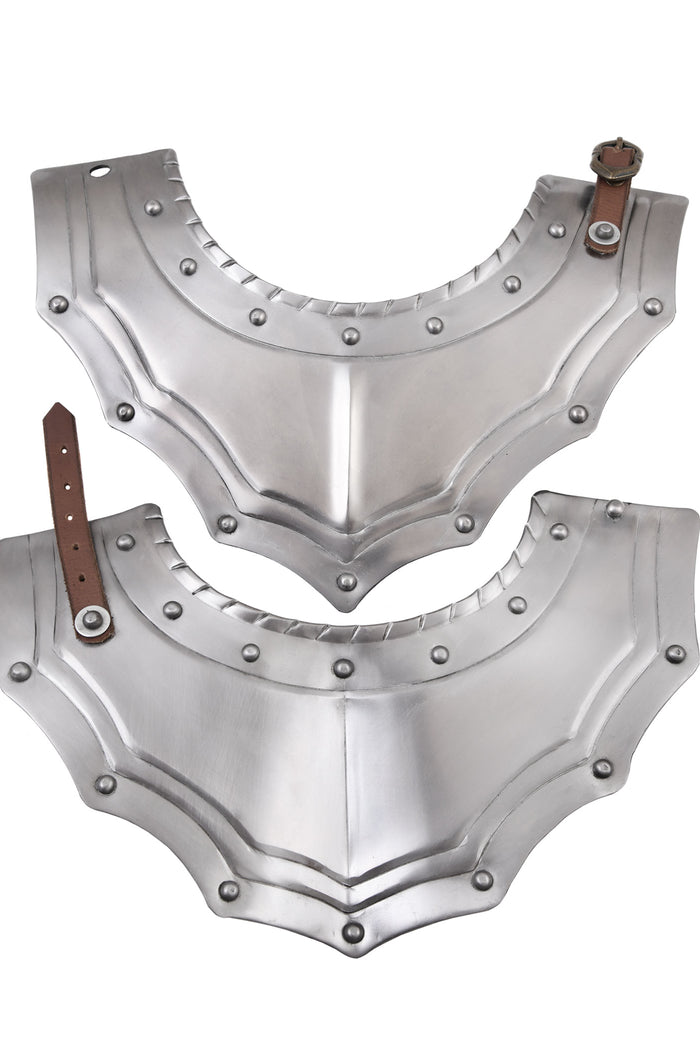 Gothic gorget steel 1.2mm front