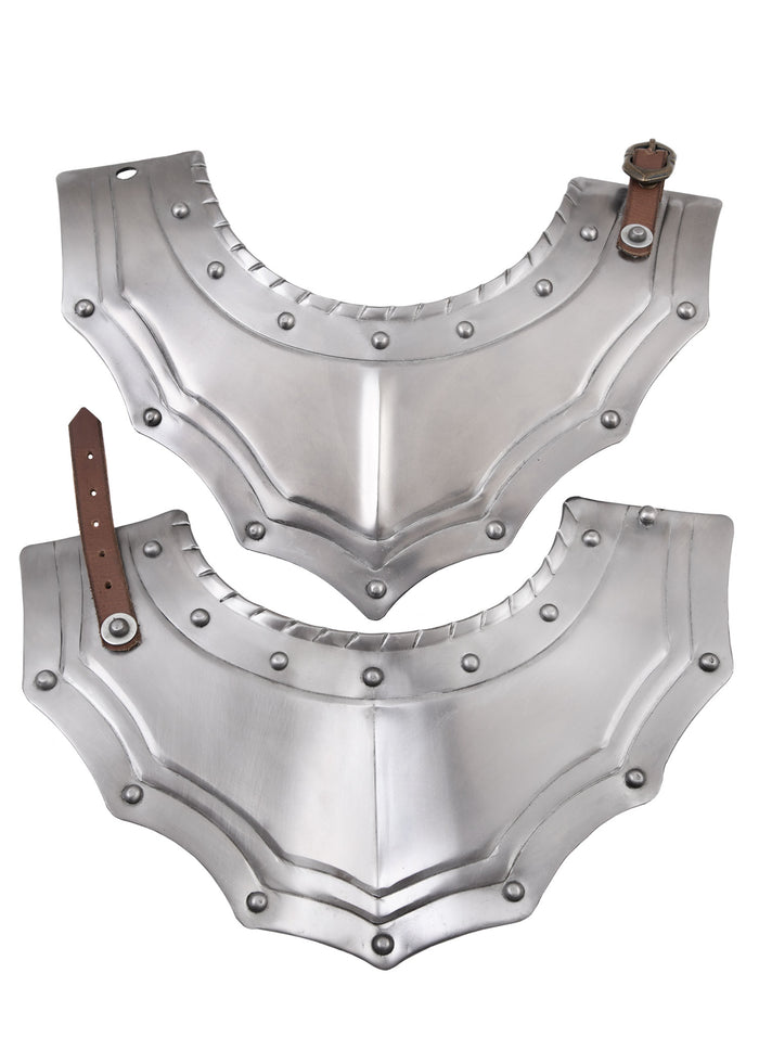 Gothic gorget steel 1.2mm front