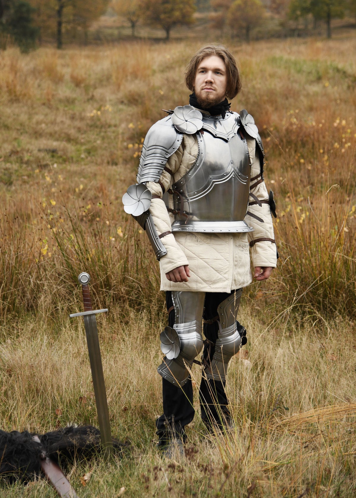 Gothic gorget back