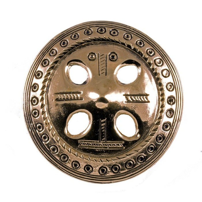 Round brooch Gotland, bronze