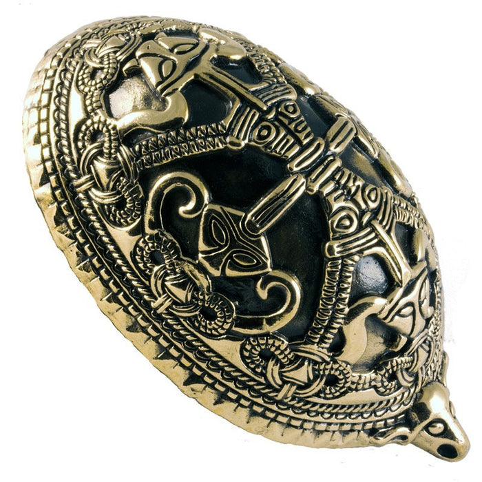 Oval turtle brooch (top model), bronze