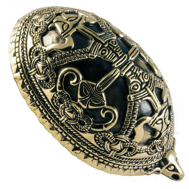 Oval turtle brooch (top model), bronze