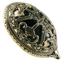 Oval turtle brooch (top model), bronze