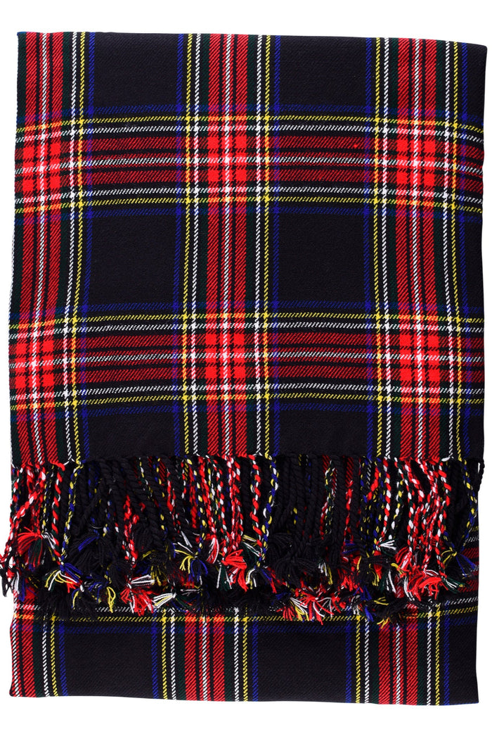 Scottish plaid tartan, Black Stewart
