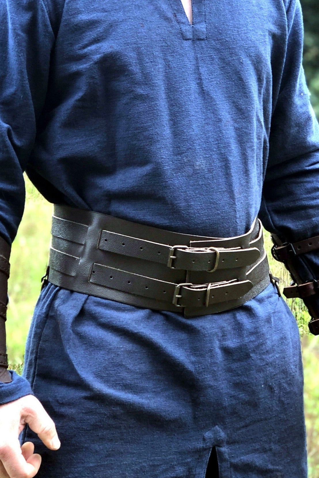Viking belt Solveig, brown
