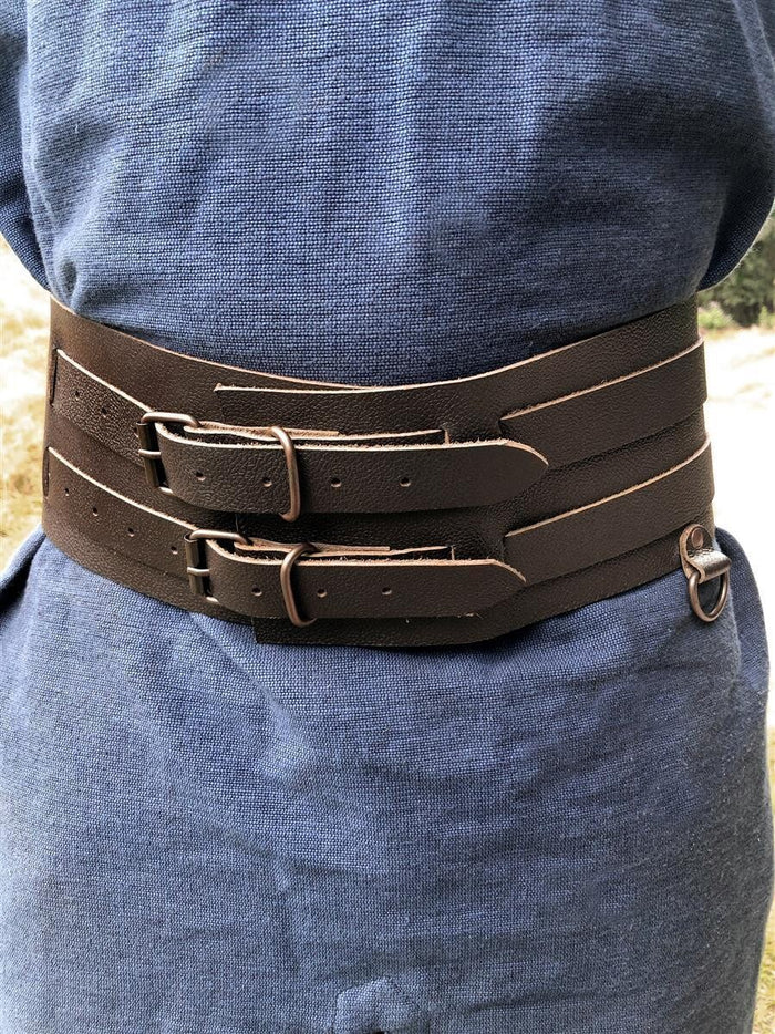 Viking belt Solveig, brown