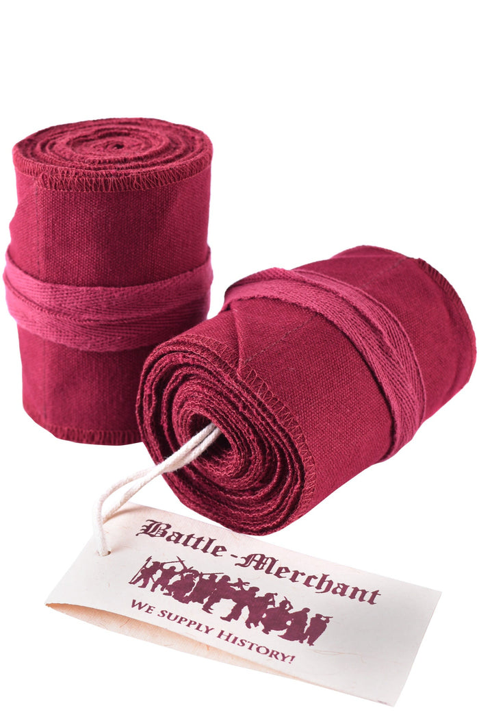 Leg wrappings Ubbe, red