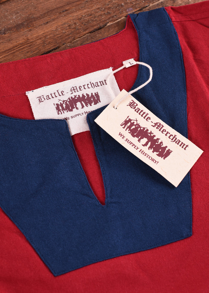 Karolingische tuniek Lothar, rood/blauw