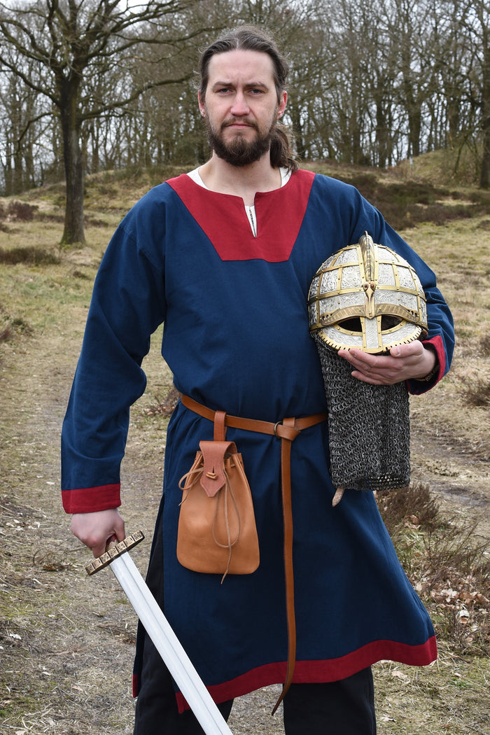 Karolingische tuniek Lothar, blauw/rood