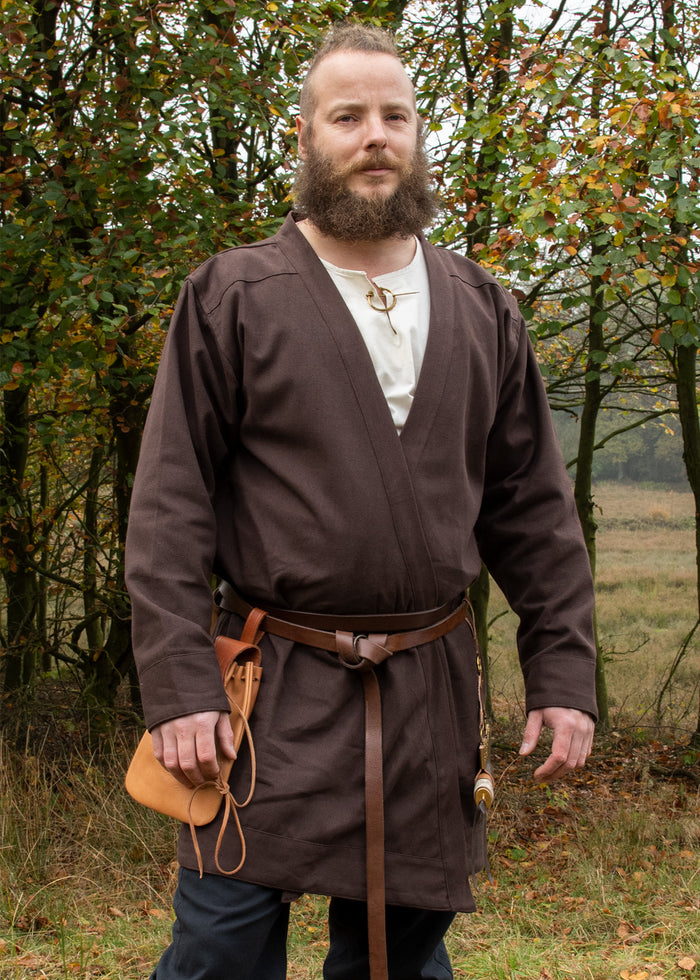Early medieval kaftan Njord, brown