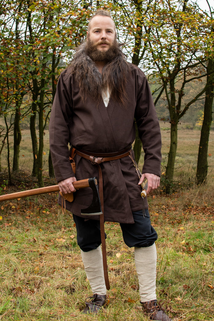 Early medieval kaftan Njord, brown
