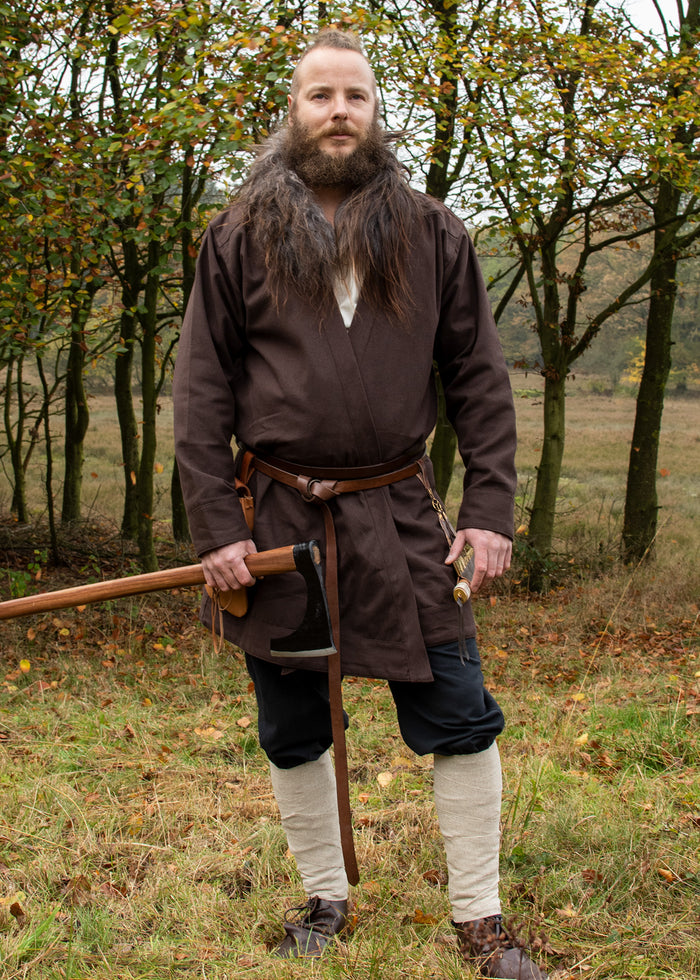 Early medieval kaftan Njord, brown