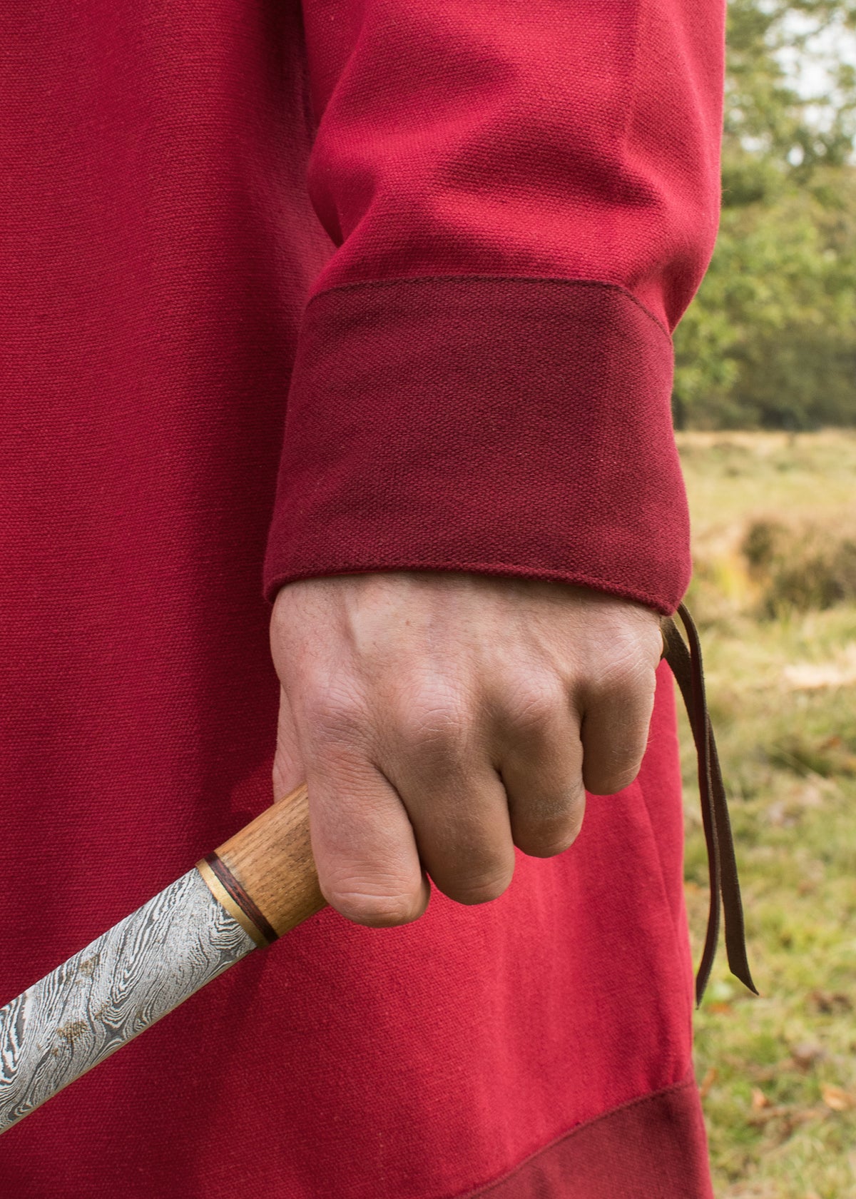 Early medieval kaftan Njord, red
