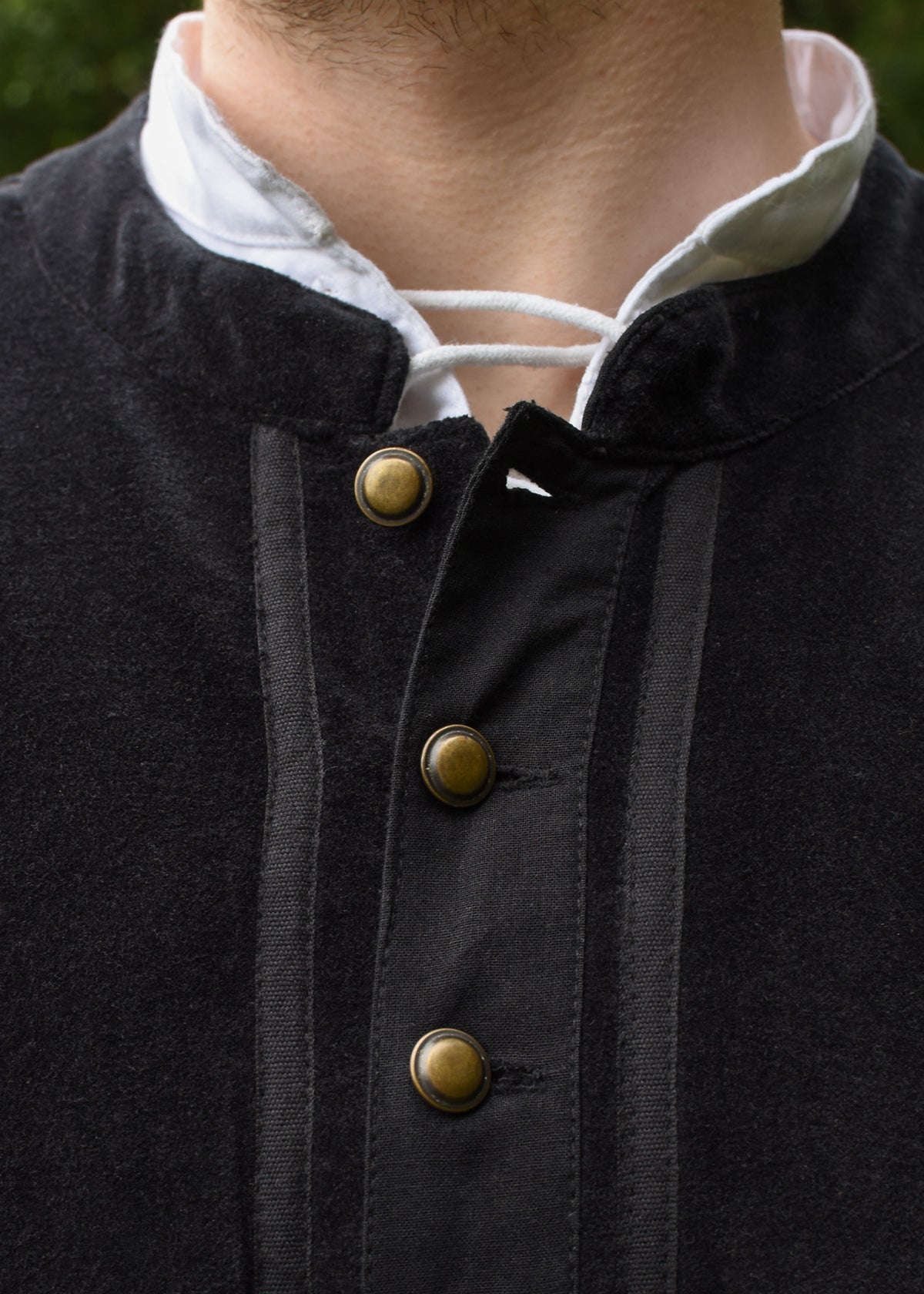 Doublet Victor, fluweel, zwart