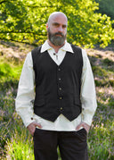 Piratenvest Lasse, zwart
