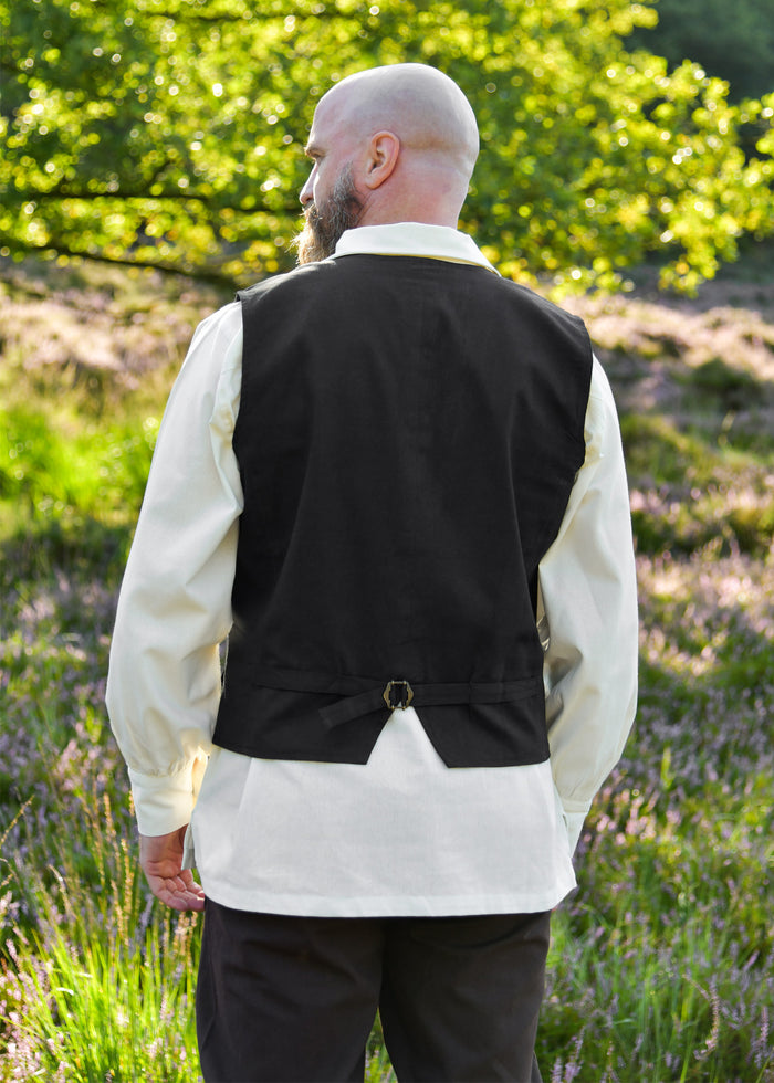 Piratenvest Lasse, zwart