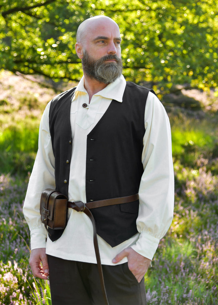 Piratenvest Lasse, zwart
