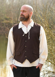 Piratenvest Lasse, bruin