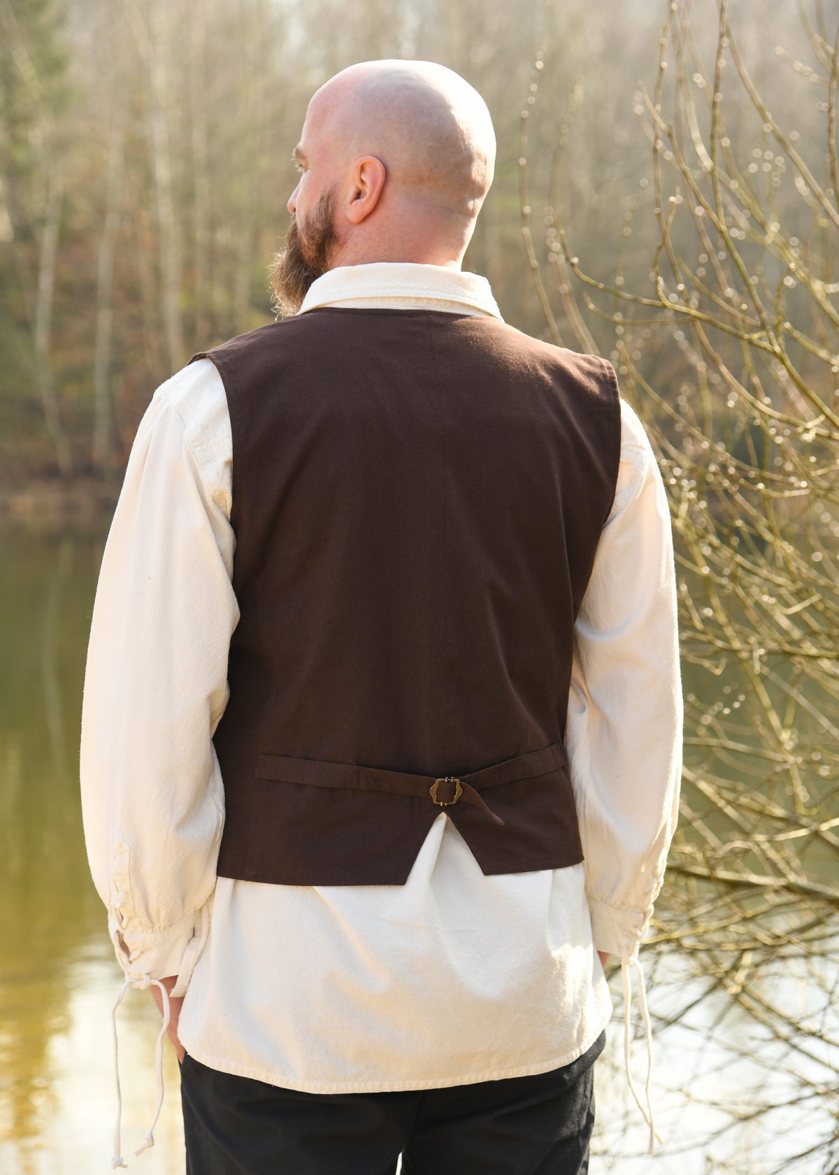 Piratenvest Lasse, bruin
