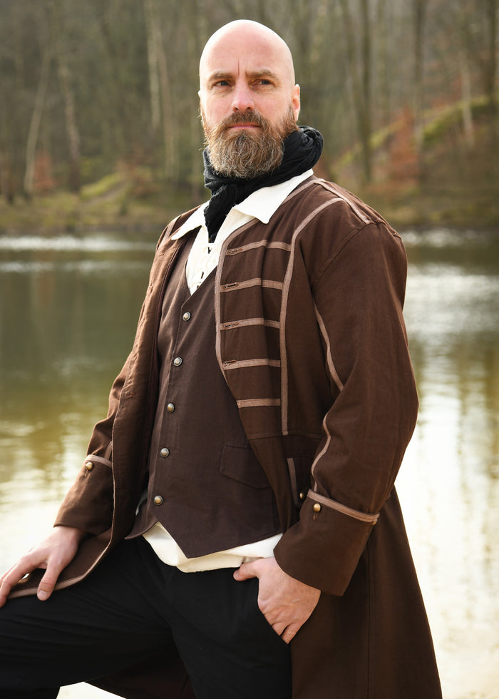 Piratenvest Lasse, bruin