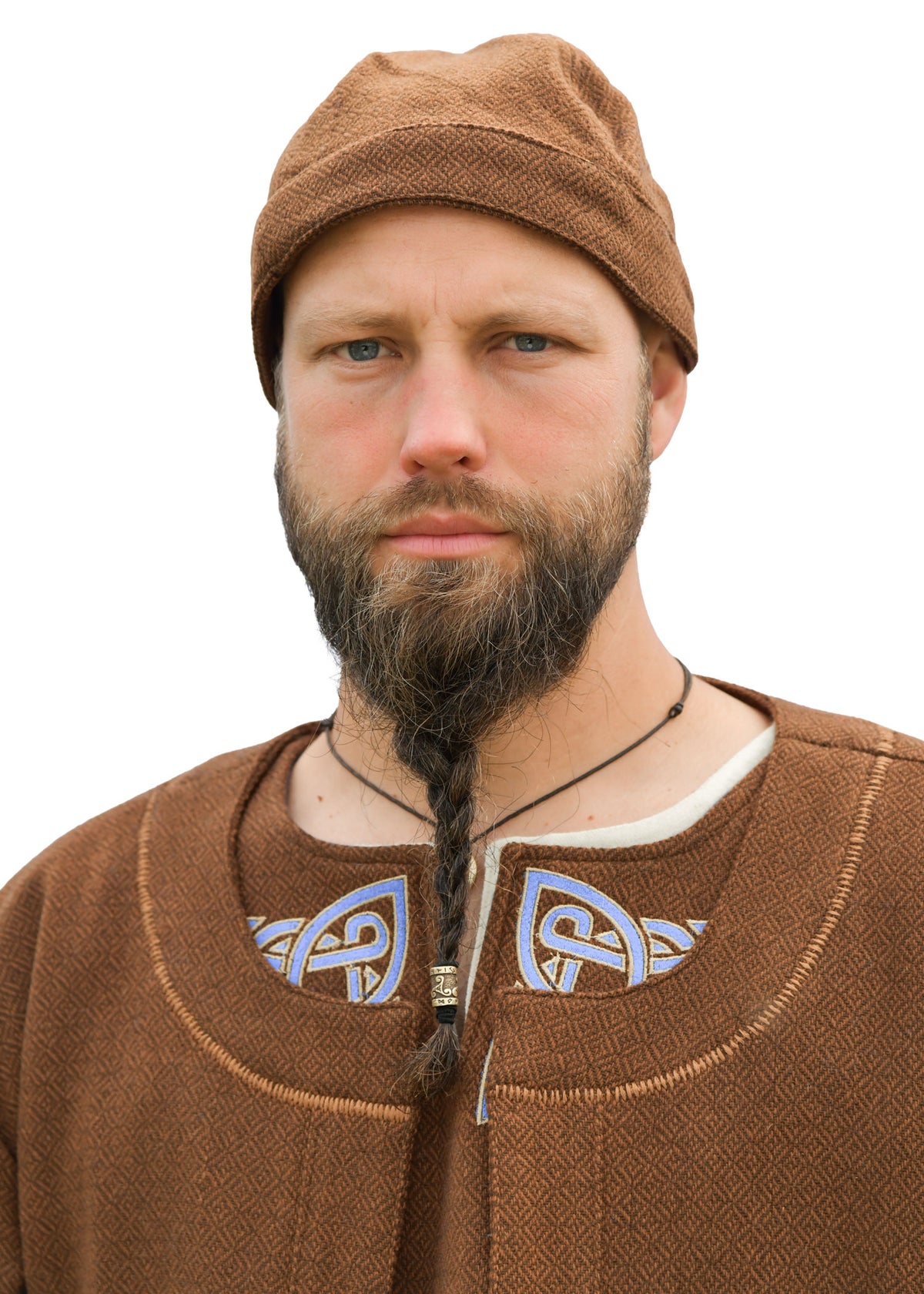 Wollen Vikingmuts Leif, bruin
