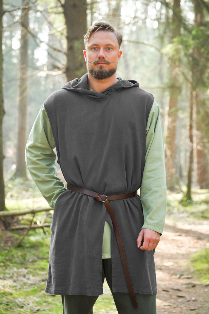 Garnache Malric met kap, grijs